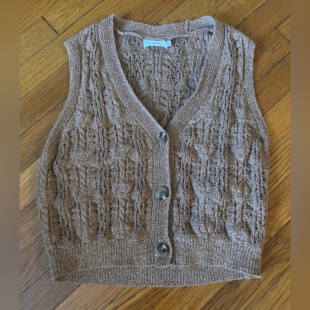 Knit Sweater VNeck Vest